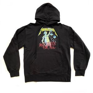 Metallica And Justice For All black hoodie sweater sweatshirt thrash metal band